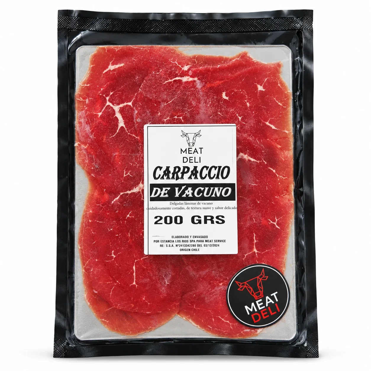 Carpaccio de Vacuno Meat Deli · Sachet 200 g