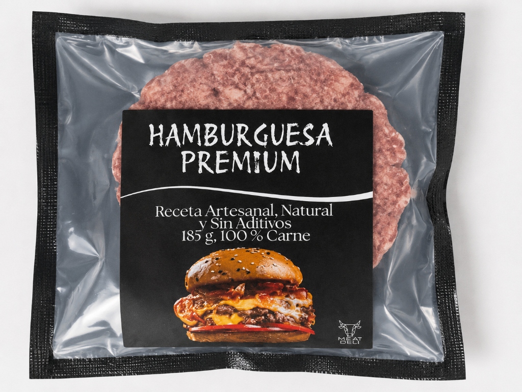 Hamburguesas Congeladas 185g Meat Deli