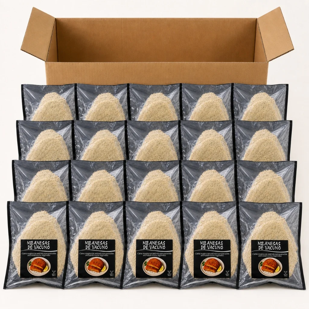 Caja Master Milanesa Vacuno 12 kg